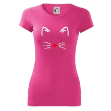 Kočka - srdce místo nosu