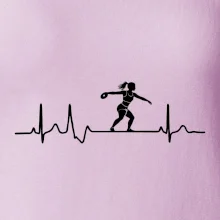 EKG hod diskem