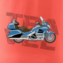 Cestovní motorka Amerika modrá