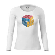 Rubikova kostka kreslená