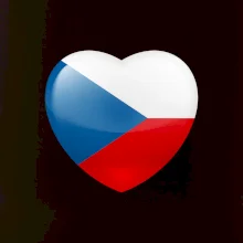 České srdce - vlajka