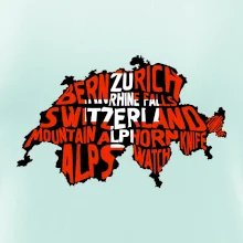 Mapy - názvy měst - Švýcarsko