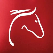 Kůň - hlava silueta