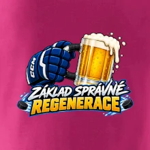 Hokejová regenerace s pivem