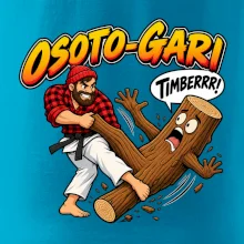 Osoto gari timber judo