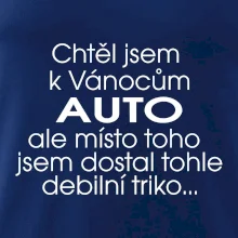 Chtěl jsem k Vánocům auto
