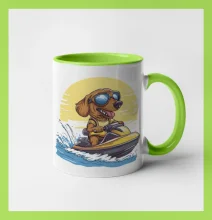 Jezevčík na vodním skútru