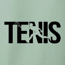 Tenis nápis silueta