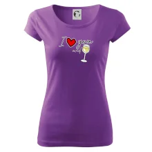 I love you and white wine