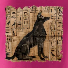 Egyptské hieroglyfy pes