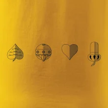 Prší - barvy hracích karet