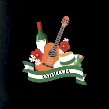 Andalucia kytara a stuha