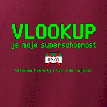 Vlookup moje superschopnost