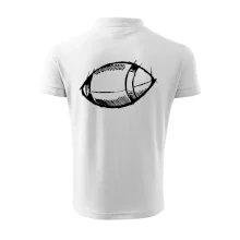 Americký fotbal míč skica