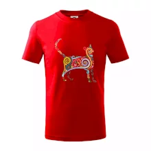 Kočka barevné křivky