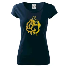 Box rukavice - zlatý potisk