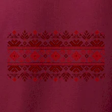 Ukrajinský vzor - červený