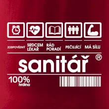 Čárový kód sanitář