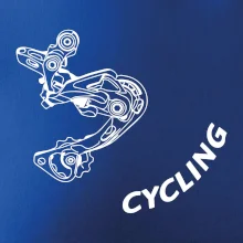 Cycling nápis šikmo