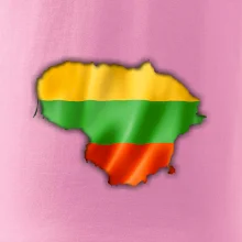 Litva vlajka mapa