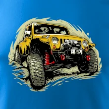 Žlutý offroad s navijákem