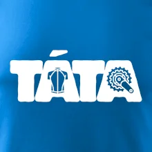 Táta nápis - cyklista