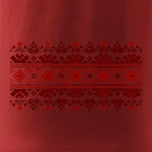 Ukrajinský vzor - červený