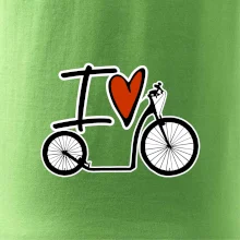 I love koloběžka velké a malé kolo