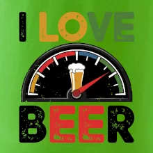 I love beer - palivoměr