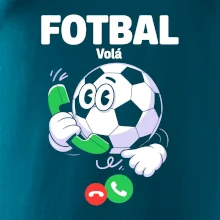 Karikatura fotbal volá