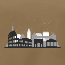 Řím silueta památky