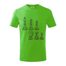 Šachové figurky kreslené