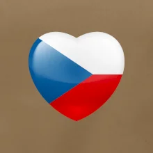 České srdce - vlajka