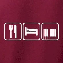 Eat sleep piano v řadě