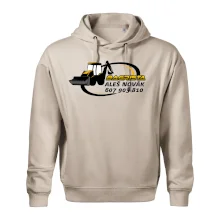 Bagrista v kruhu - vlastní nápis