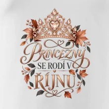 Princezny se rodí v říjnu - královská koruna