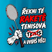 Badmintonová raketa není tenisová