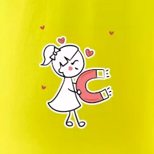 Párový motiv - panáček a magnet