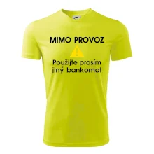 Mimo provoz - použijte jiný bankomat
