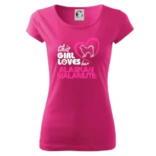 This Girl Loves her Alaskan Malamute