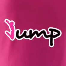 Jump - nápis a panáček