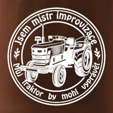 Mistr improvizace starý traktor