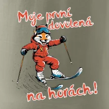 Moje první dovolená na horách hnědá  liška