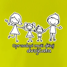 Opravdoví muži dělají dvojčata - holka kluk