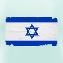 Izraelská vlajka plakát