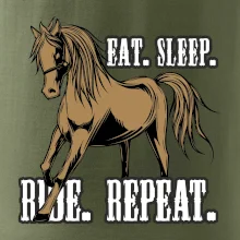 Eat Sleep Ride Repeat Western