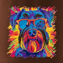 Knírač barevný styl 70s