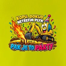 Bagrista kope dokud netrefí plyn