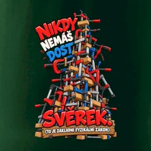 Nikdy nemáš dost svěrek - vysoká věž truhlářských svěrek