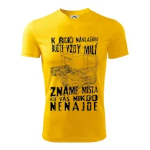 K řidiči náklaďáku buďte vždy milý